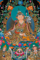 Guru Rinpoche Thangka Painting for enlightenment.