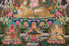 Hand-Painted White Tara Thangka - Sacred Painting 
