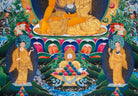 Shakyamuni Buddha Thangka Painting for prayer and devotion.