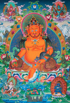 Pancha Zambala Thangka - Sacred Painting