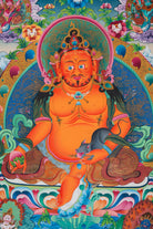 Pancha Zambala Thangka - Sacred Painting