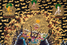 Hand-Painted Yamantaka Shakti Thangka - Sacred Painting