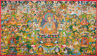 Guru Rinpoche Padmasambhava Thangka - Handpainted Art