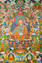 Guru Rinpoche Padmasambhava Thangka - Handpainted Art