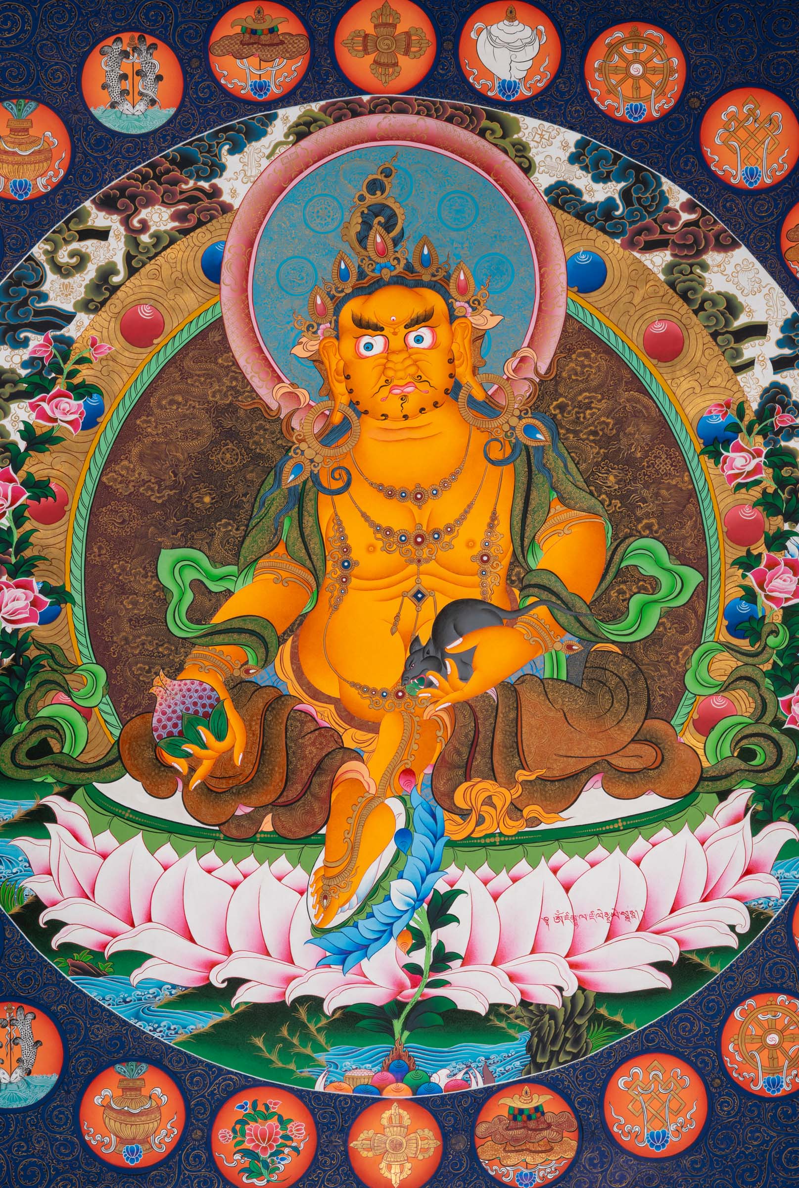 Zambala Thangka - Tibetan Art