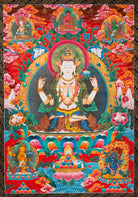 Chengresi Thangka Painting - Sacred Tibetan Painting