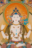 Chenrezig Thangka - Sacred Painting 