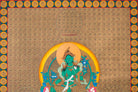 1000 Green Tara Thangka Painting - Sacred Art