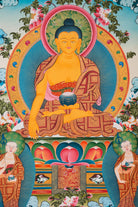 Shakyamuni Buddha Thangka Painting for meditation.