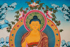 Shakyamuni Buddha Thangka Painting for meditation.