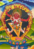 Vajrakilaya Thangka Painting