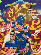 Throma Nagmo Drubchod also known as Nairatmya Yogini Thangka painting