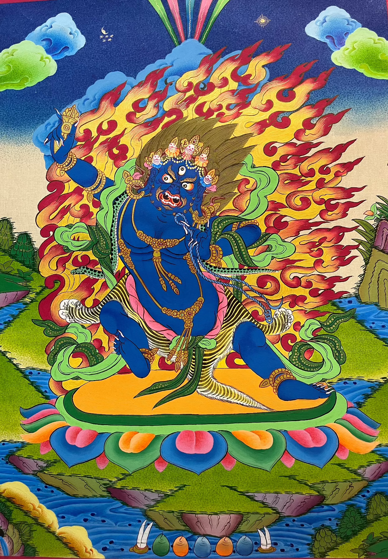  Authentic Vajrapani Thangka Paintings