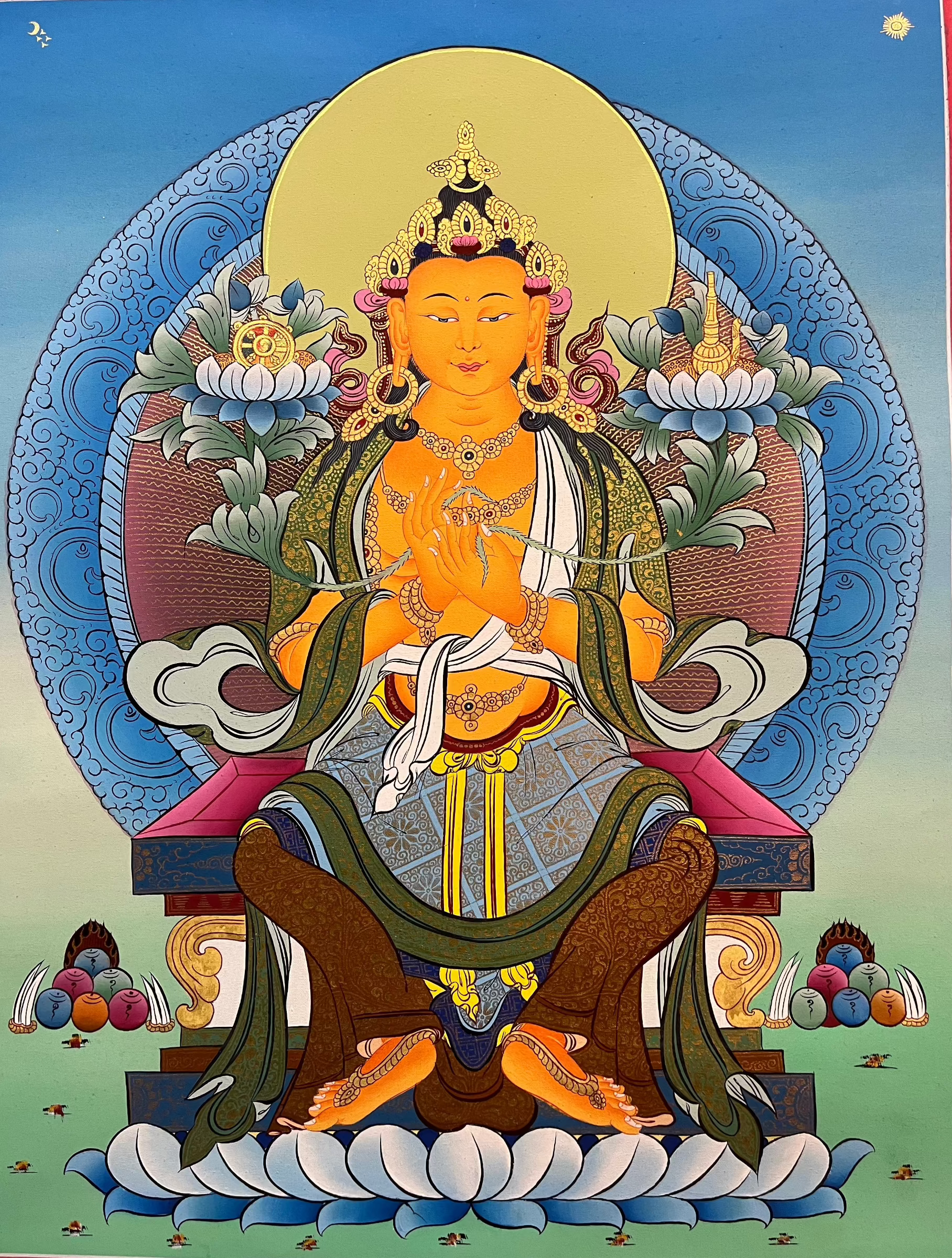 Maitreya Thangka Painting: Symbol of Hope