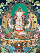 Chengrezi Thangka Painting – Authentic Tibetan Art for Compassion