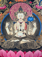 Chengresi Thangka Painting