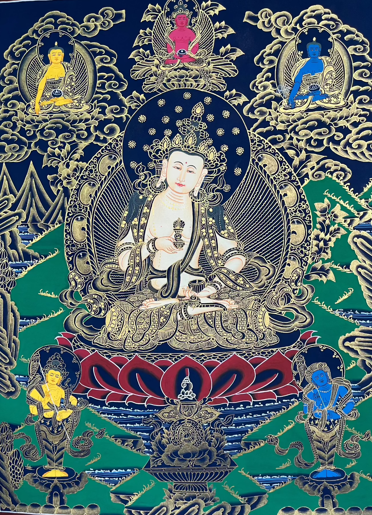 Vajrasattva Thangka Painting 