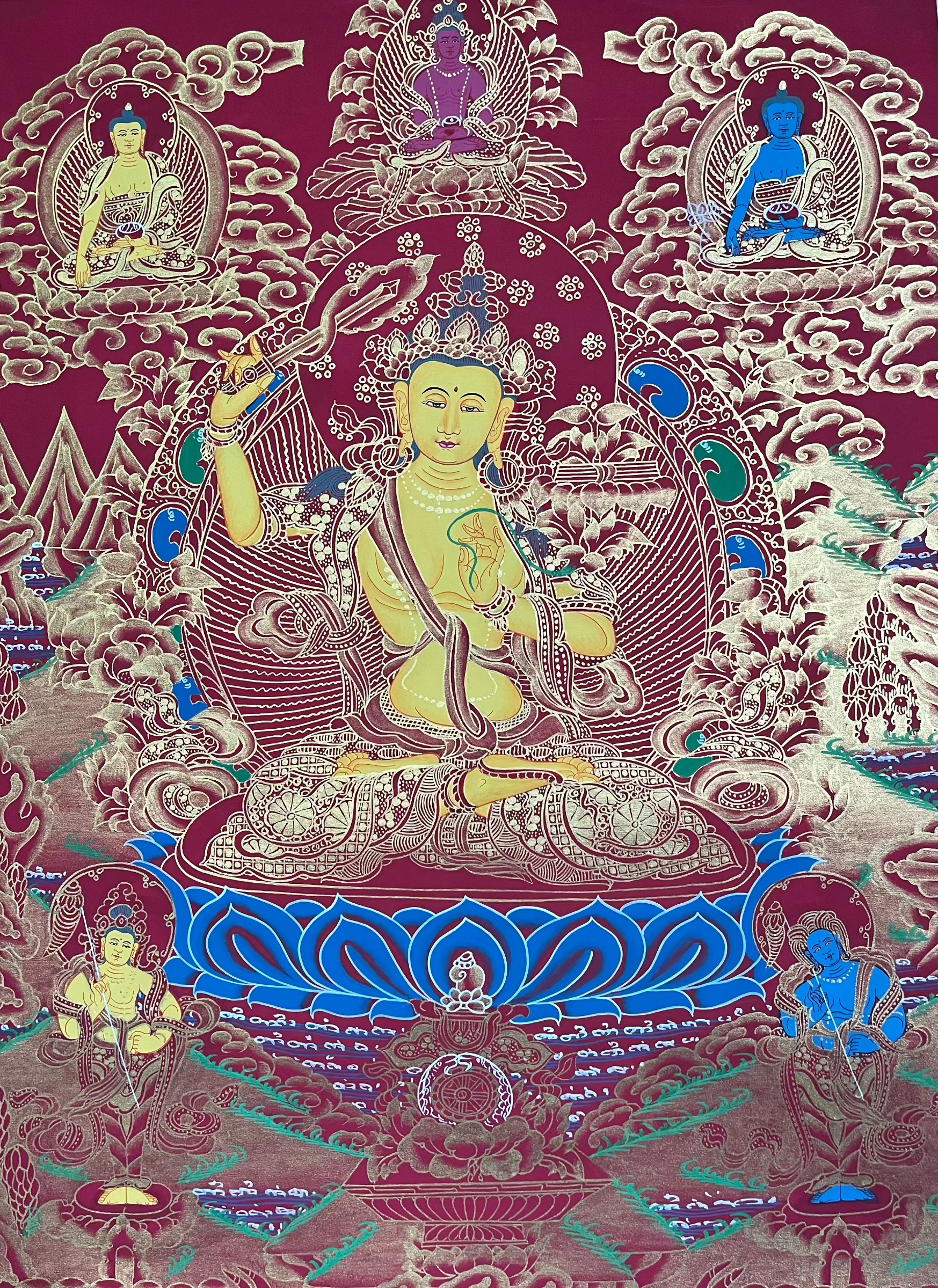 Manjushree Thangka - Tibetan Painting