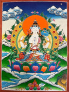 Chengresi Thangka  - Tibetan Painting