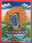 Vajrapani Thangka - Handpainted Art