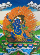 Vajrapani Thangka - Handpainted Art