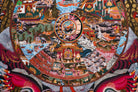 Tibetan Wheel of Life Thangka - Sacred Handpainted Art