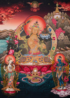 Manjushri Thangka - Tibetan Painting