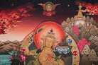 Manjushri Thangka - Tibetan Painting