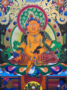 Zambala Thangka Painting: Embrace Wealth and Abundance