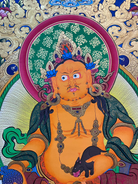 Zambala Thangka Painting: Embrace Wealth and Abundance