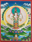 Avalokeshwor Thangka Painting