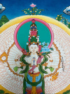 Avalokeshwor Thangka Painting