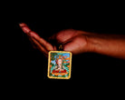 Fushen Fusa Ghau Thangka locket  protective deity artwork inside traditional Himalayan Nepal