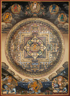 Tibetan Buddha Mandala Thangka Painting - Handpainted Tibetan Art