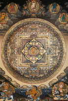 Tibetan Buddha Mandala Thangka Painting - Handpainted Tibetan Art