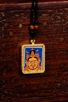 Zambala Ghau Thangka Locket, Tibetan deity of wealth , symbolizing prosperity and abundance