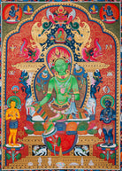 Hand-Painted 21 Tara Thangka - Handpainted Tibetan Art