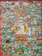 Jetsun Milarepa Thangka Painting - Tibetan Art
