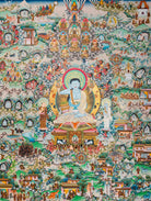 Jetsun Milarepa Thangka Painting - Tibetan Art