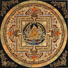 Sacred Zambhala prosperity mandala Tibetan Buddhist painting