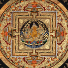 Sacred Zambhala prosperity mandala Tibetan Buddhist painting