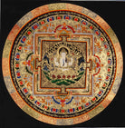 Chenrezig Mandala Thangka Avalokiteshvara Art Nepal