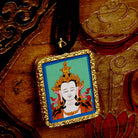 Vajrasattva Ghau Thangka Locket Provides a sense of calm and renewal