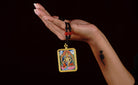 Yellow Zambala lotus ghau locket Provides reassurance and a sense of stability