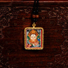 White Tara ghau locket thangka peace, balance, and spiritual nourishment.