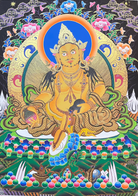 Zambala Thangka Painting - Tibetan Art