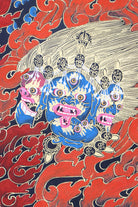 Yamantaka Thangka for transformation of unfavorable emotions and the attainment of utmost insight.