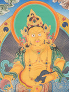 Zambala Thangka - Sacred Handpainted Tibetan Art