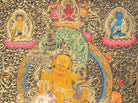 Hand-Painted Zambala Thangka - Tibetan Painting