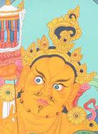 Zambala Prosperity Thangka - Handpainted Art